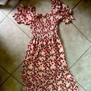 Betsy Johnson strawberry sun dress